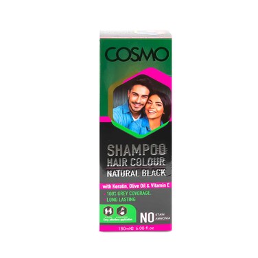 Cosmo Men Shampoo Hair Color Assorted 180ml