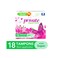 Private Organic Cotton Tampons Non-Applicator Super 18 Pieces