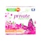 Private Organic Cotton Tampons Non-Applicator Super Plus 15 Pieces