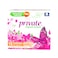 Private Organic Cotton Tampons Non-Applicator Super Plus 15 Pieces