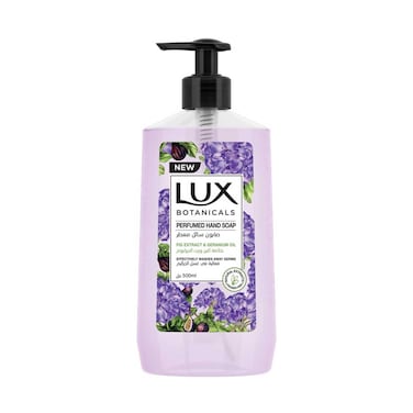 Lux Botanicals Perfumed Hand Soap With Fig Extract &amp; Geranium Oil 500ml
