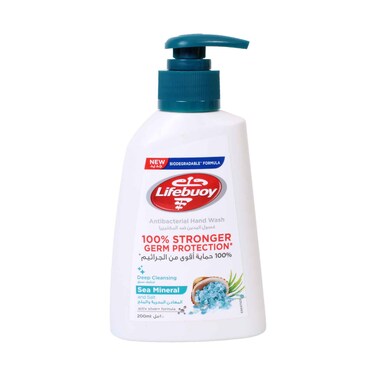 Lifebuoy Deep Cleaning Sea Mineral And Salt Antibacterial Handwash 200ml
