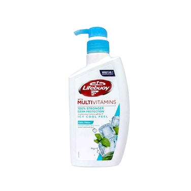 Lifebuoy Antibacterial Body Wash With Multivitamins Cool Fresh 500ml