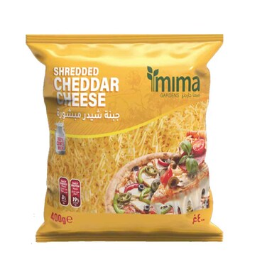 جبنة شيدر مبشورة من ميما 400 جرام