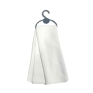 Soft Chiffon Shelah White
