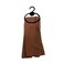 Soft Chiffon Shelah Dark Brown