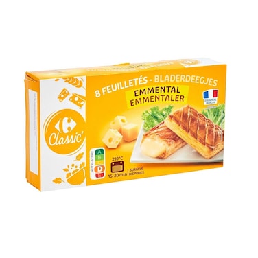 Carrefour Puff Pastry Emmental 520g