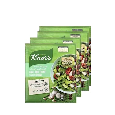 Knorr Basil &amp; Thyme Salad Seasoning 10gx4 Pieces