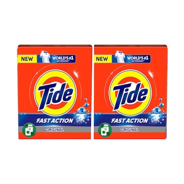 Tide Fast Action Detergent Powder Original 2.5kgx2 Pieces
