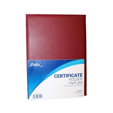 Data Plus Certificate Holder A4 Assorted Color