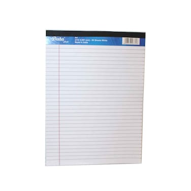 Data Plus Legal Pad A4  50Sheet  White