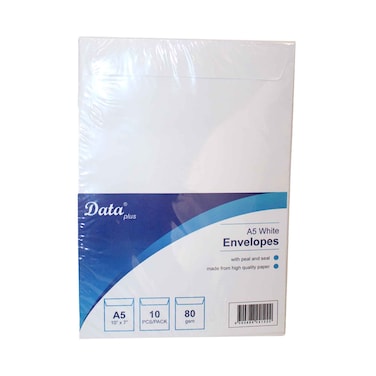 Data Plus 80G A5 White Envelope  10Pcs