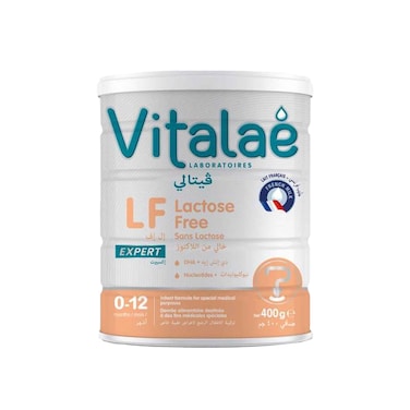 فيتالي مسحوق حليب خالي من اللاكتوز 0-12 شهر 400 جرام