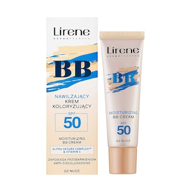 Lirene Moisturizing BB Cream Alpha Secure Complex &amp; Vitamin C 02 Nude 30ml