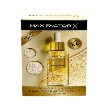 Max Factor Miracle Pure Illuminating Face Serum 30mlx2 Pieces