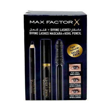 طقم ماسكارا وكحل رموش إلهية من ماكس فاكتور