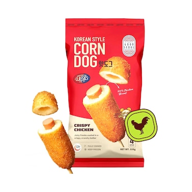 Good Seoul Korean Style Crispy Chicken Corn Dog 320g