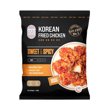Good Seoul Korean Fried Chicken Sweet &amp; Spicy 450g