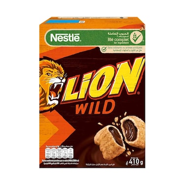 Nestle Lion Wild Tempting Crispy Shell Whole Grain Cereals 410g