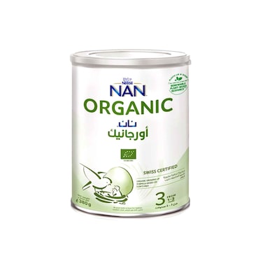 نستله نان مسحوق حليب عضوي 3 1-3 سنوات 380 جم