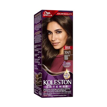 Wella Koleston Intense Medium Ash Brown 304/1 Hair Color 50ml