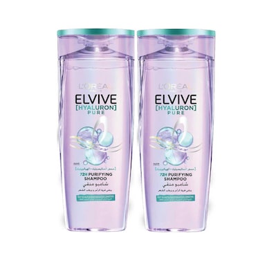 لوريال باريس إلفيف هيالورون شامبو منقي 400 مل × 2 حبة