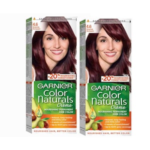 Garnier Hair Color Natural Crème 4.6 Burgundy 2 Pieces