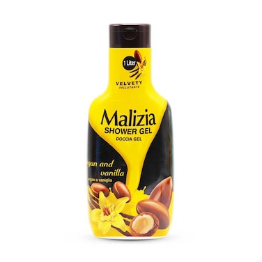 Malizia Shower Gel With Argan &amp; Vanilla 1L