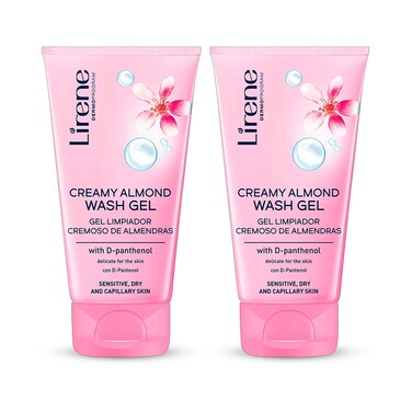 جل غسول اللوز الكريمي ليرين 150 مل × قطعتين