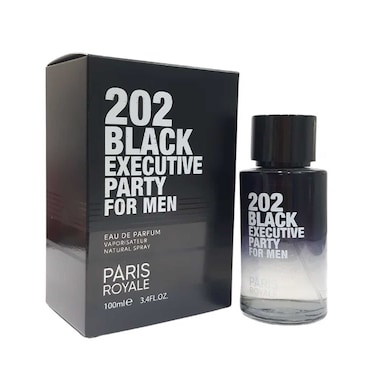 Paris Royale 202 Black Executive Party Eau De Toilette For Men 100ml