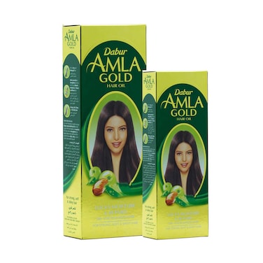 Dabur Amla Gold Hair Oil For Dry &amp; Damaged Hair 300ml+100ml