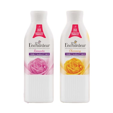 Enchanteur White Perfumed Lotion 250mlx2 Pieces