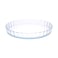 Home Maker Round Fluted Glass Plate 0.6l