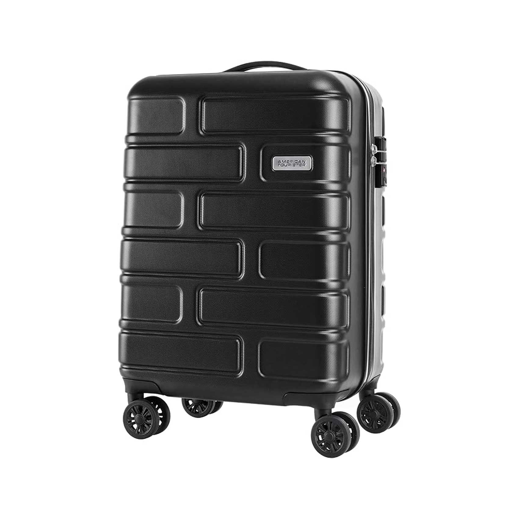 American Tourister Bricklane Spinner Hard Luggage Jet Black 55cm