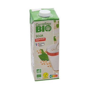 Carrefour Bio Sweet Soy Drink Soja Douceur 1L