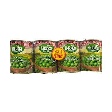 Harvest Garden Green Peas 400gx4 Pieces