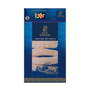 Gulf Viking Salmon Portion Skin On 500g