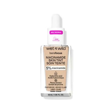 Wet n Wild Bare Focus Niacinamide Skin Tint In Shade Fair Beige 32ml
