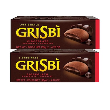 Matilde Vicenzi Grisbi Chocolate Cream Assorted 135gx2 Pieces