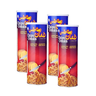 Oman Chips Assorted 137gx4 Pieces