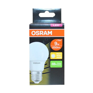 Osram Led Warm White 3000K 9W 650lm