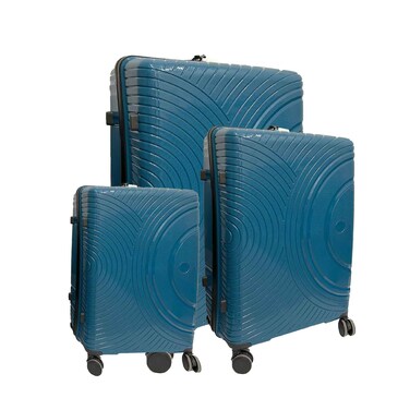 مجموعة حقائب لوزو 3 قطع باللون الأزرق