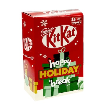 نستله كيت كات 15 قطعة صغيرة من الويفر مغطاة بشوكولاتة الحليب سيليبريشن 202.5 جرام