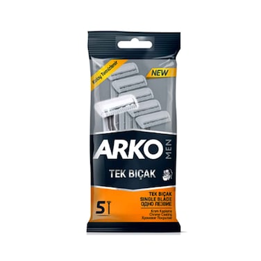 Arko Men Single Blade Shaver 5 Pieces