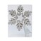 Seasonal Silver Wood Snowflake Tree Topper