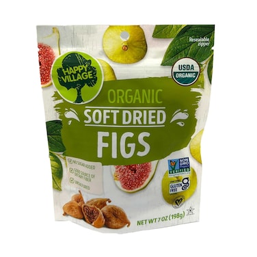 Happy Village Organic Soft Dried Figs 198g