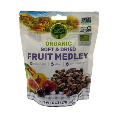 Happy Village Soft &amp; Dried Fruit Medley 170g