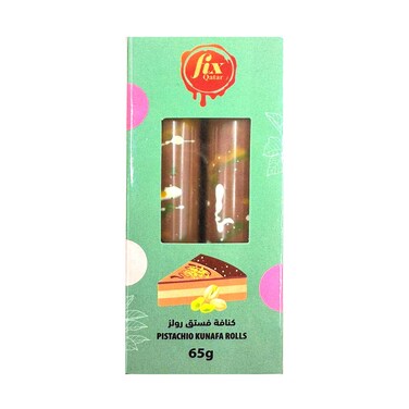 Fix Qatar Pistachio Kunafa Rolls 65g