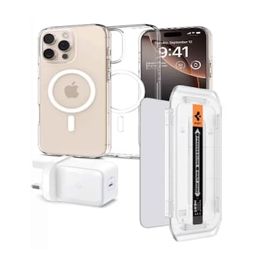 Spigen iPhone 16 Pro Case + Charger