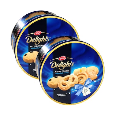 Tiffany Butter Cookies Tin 405gx2 Pieces